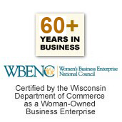 Certified by the Wisconsin Department of Commerce as a Woman-Owned Business Enterprise